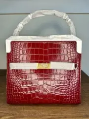 New Tory Burch Lee Radziwill Small Double Bag in Roma Red