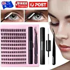 100/120/140Pcs DIY Lash Extension Kit Individual Lashes Cluster C Curl Eyelash