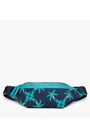 MCM Fursten Belt Bag in Palm Canvas in Blue at Nordstrom One Size