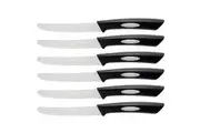 Scanpan Classic 12cm Steak Knives | Black Set of 6