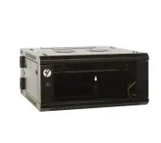 4RU 600mm Wide x 600mm Deep Hinged Wall Mount Server Rack