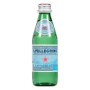 Sparkling Natural Mineral Water Glass Bottle 250 Ml x 6
