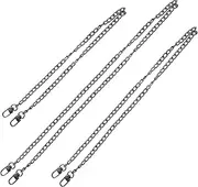 3pcs Bag Chains Detachable Bag Strap Alloy Chains DIY Shoulder Straps