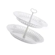 Cup Cake Tower Stand Turntable Snack Display Elegant Dessert Rack