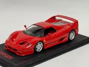 1/18 Burago Ferrari F50 in Rosso Corsa Red on Leather base Customized AB1113