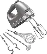[KitchenAid] KHM926 85W Hand Mixer, Contour Silver