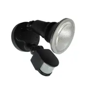 SEC Surface Mounted LED PAR30 1 Light Black Security Light With Sensor IP44 - SEC01S