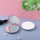 Mini Folding Cosmetic USB Chargeable Makeup Mirror Compact Pocket Two-Side