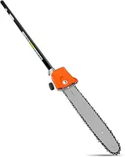 Gabasinove Pole Saw Chain attachment Compatible With Ryobi's Homelite Snapper Craftsman John Deere's WORX brushcutter Trimmethead and Powerhead Black