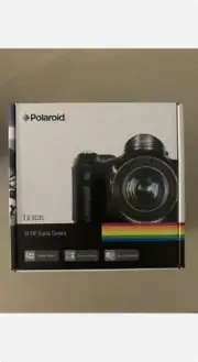 *NIB* Polaroid iE6035 18MP 60x Optical Zoom Digital Camera , Black FREE SHIPPING