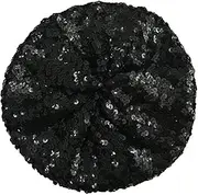 [CHUANGLI] Sparkly Sequins Beret Hat Glitter Mermaid Cap for Dancing Party Fancy Dress