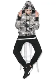 [D9 Reserve] Camo Stars Pullover