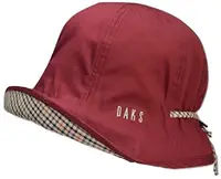 在飛比找樂天市場購物網優惠-DAKS【日本代購】女款帽子 防紫外線 棉質 日本製 紅色 