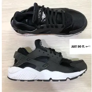 Nike Air Huarache Run Ultra 黑白黑武士 經典634835-006 8.5成新 US 6.5