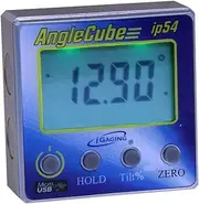 iGaging 35-2269 Angle Gage BACKLIT Digital Electronic Magnetic Level/Protractor/Bevel Gauge Angle Cube Gen 3