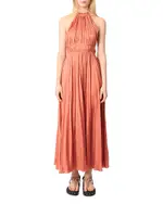 Maje Pleated Maxi Dress