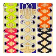 No Tie Shoelaces Elastic Lock Running Jogging Canvas Sneakers Trainers