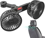 Car Seat Fan | Car Seat Fans,360 Degree Rotation Double Heads 3 Speeds Adjustable Cooling Ventilador for Camping Golf Cart Treadmill