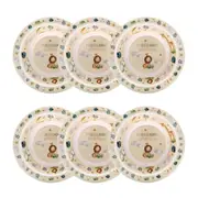 6PK Gibson Gifts Little Moments Baby/Children Feeding Bowl Dinner Meal Plate