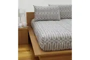 Linx Quilt Cover Queen - Sand