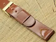 NOS Unused JB Champion Shell Cordovan w Gold Tone Buckle Vintage Watch Band 16mm