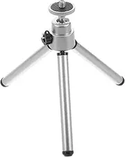 KOMBIUDA Portable Adjustable Phone Tripod Stand Lightweight Travel Tripod with Durable Construction for Live Streaming and Photography