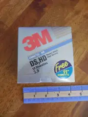 3M 3.5" Diskettes 11 Pack IBM Formatted DS HD Floppy Disks Original Packaging