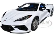 2020 CHEVROLET CORVETTE C8 STINGRAY CERAMIC GRAY 1/18 MODEL CAR BY AUTOART 71284