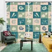 Surprise Conch Peak 3D Curtain Blockout Photo Printing Curtains Drape Fabric