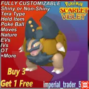 Pokémon Scarlet and Violet ✨ Shiny Alolan Golem ✨ W/ Best 6IV Customizable
