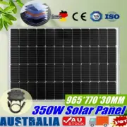 12V 350W Fixed Solar Panel Mono Home Caravan Camping Power Battery Charging