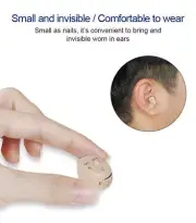 Mini Type Air Conduction Invisible Mini Hearing Aids For Deafness Amplifier ！