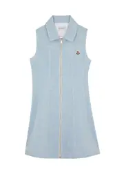 Moncler Kids Logo Denim Dress (12-14 Years) - Blue - 12A (12 Years) 12A (12 years)