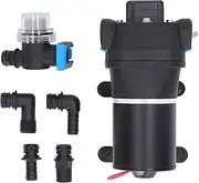 XTevu Self Priming Pump, 3.3GPM High Pressure Water Booster with 35PSI, Transfer Pump for Home Washing and Spraying (12V)