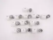 Set Of 12 Super Precision Collet Chuck Mills CNC Various Sizes SEE DESC