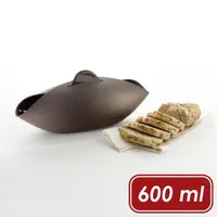 在飛比找momo購物網優惠-【LEKUE】矽膠發酵烘焙碗 棕600ml(發酵碗 烘焙碗 
