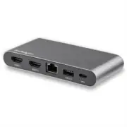StarTech USB C Multiport Adapter - Dual 4K Monitor - Windows - USB-C to Dual 4K