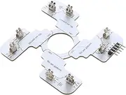 Tadill Joystick Circuit Board, Joystick Parts for Jlf Circuit Board, Replace The Arcade Stick, DIY Game Accessories, Repair Part for Tp Ma, White