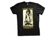 Pearl Jam Unisex Adult Choices Cotton T-Shirt (Black) - UTRO4234