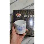 【全新】早期瓷器 大同特白迴紋瓷茶杯(12入)/組  古董 小茶杯 泡茶杯