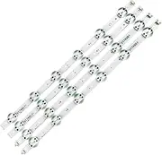SCPCKZETZN 4pcs LED Backlight Strip Fit for LG 49'' TV 6916L-2862A 6916L-2863A V17 49 R1+L1 ART3 49UJ670V-ZD 49UJ651V LC490DGG(FK)(MD)