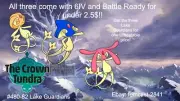 Pokemon Sword And Shield Shiny Lake Guardians Bundle 6IV Battle Ready