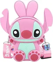 [OIDOJHID] Stitch Crossbody Bag with Adjustable Shoulder Strap,Stitch Wallet Purse with Lanyard,Stitch Bag for Girls