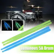 Luminous 5A Drum Sticks Glow in The Dark Stage Music Band Performance USN