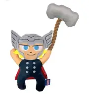 Marvel Thor Avengers Plush Clinker Squeaker Rope Toy S/M/L Dog Chew Tug Toy