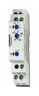 Timer dual function ON/OFF-delay 24-240V AC/DC, 1CO, 8A/250V - ZR5ER011