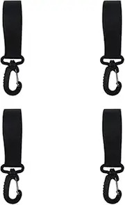 UPKOCH Multi Function Stroller Hooks Rotation Stroller Hanger for Diaper Bags Heavy Duty Hooks with Strong Adhesive for Shopping Walking and Parenting