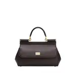 [Dolce & Gabbana] Dolce & Gabbana Sicily Tote Bag ONE SIZE RED/BROWN