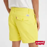 在飛比找Yahoo奇摩購物中心優惠-Levis 男款 卡奇休閒短褲 檸檬黃
