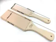 Dual Sided Leather Blade Strop Cutter Razor Sharpener Polishing Wood Handle Rats